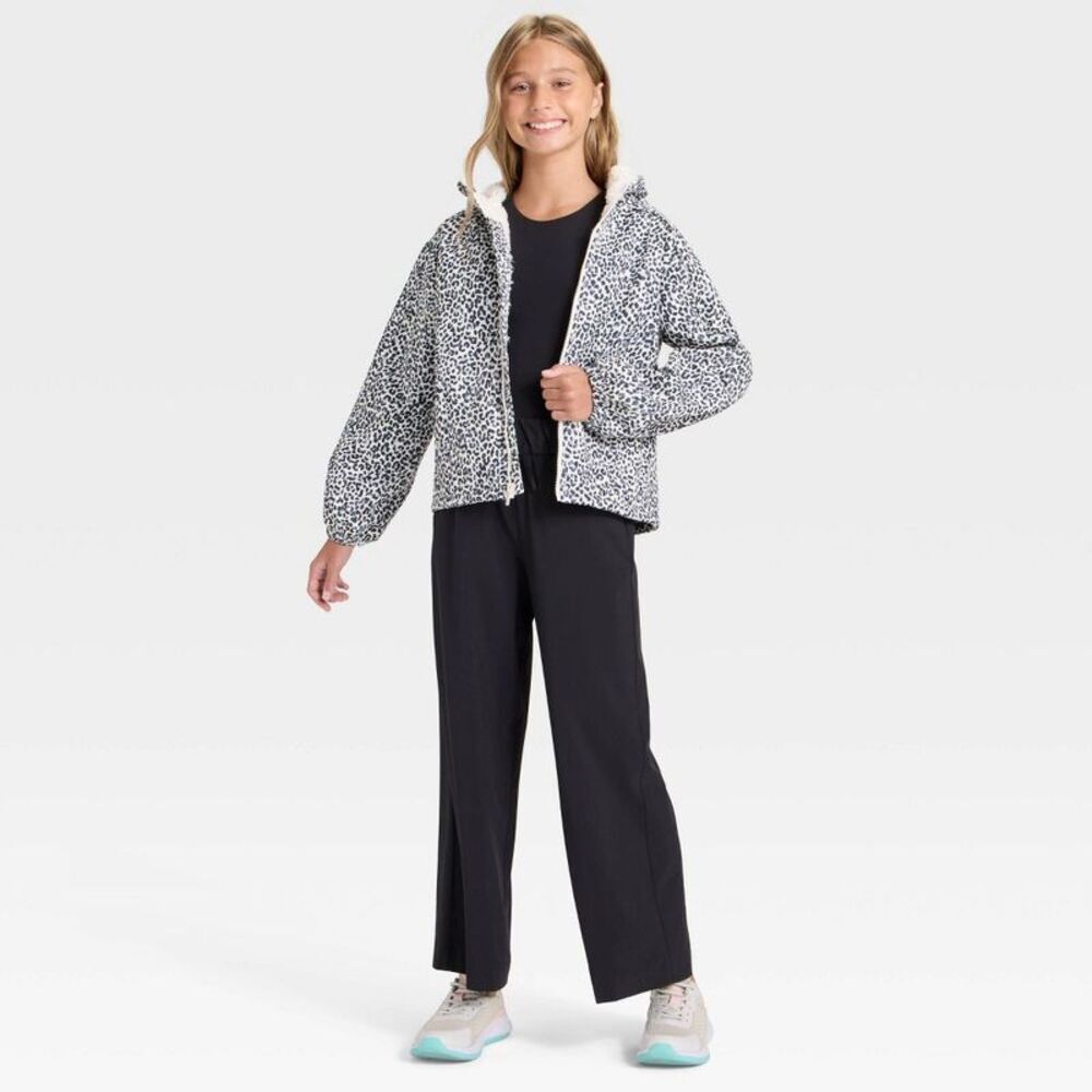 Girls' Softshell Jacket - All In Motion White M - Picture 3 of 3